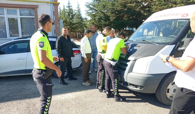 Öğrenci Servis Araçları Denetlendi